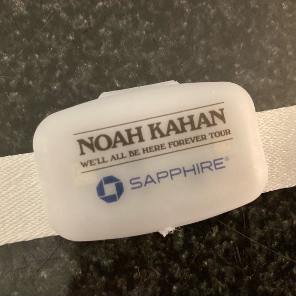 Noah Kahan NYC New York City Concert Wristband Lightup MSG Madison Square Garden